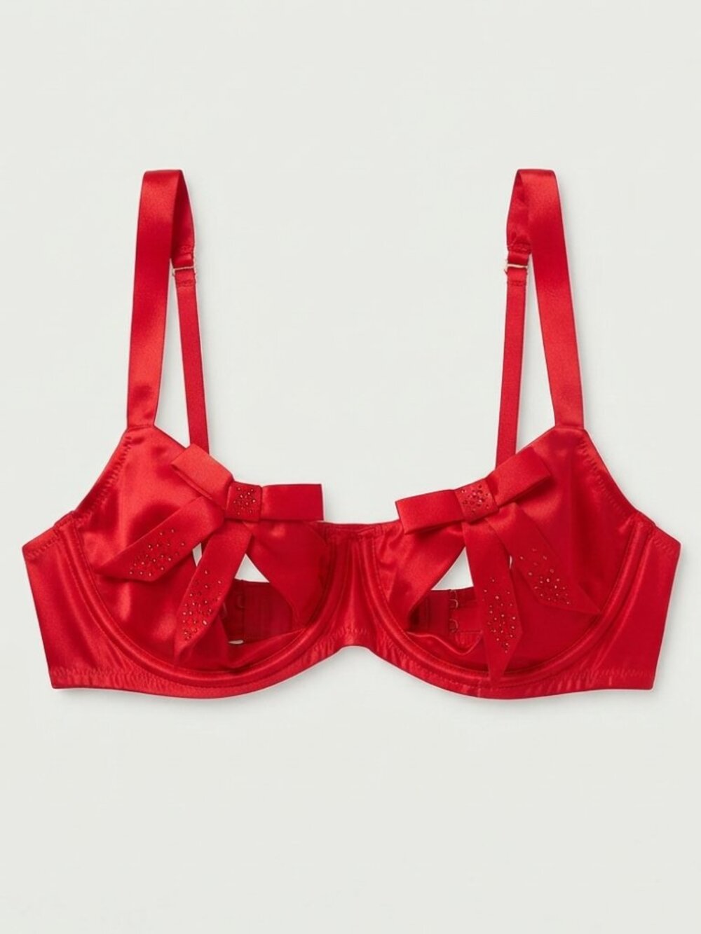 New! Victoria’s Secret Wicked Twinkle Bows Balconette Bra Medium 34699